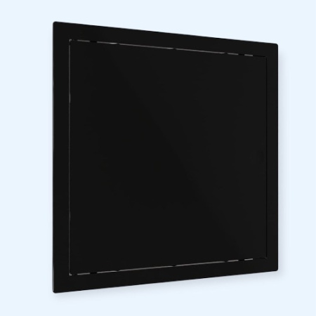 L3030N black Люк ревизионный LN фланец 300х300 нажимной 327х327 пластик black EVECS